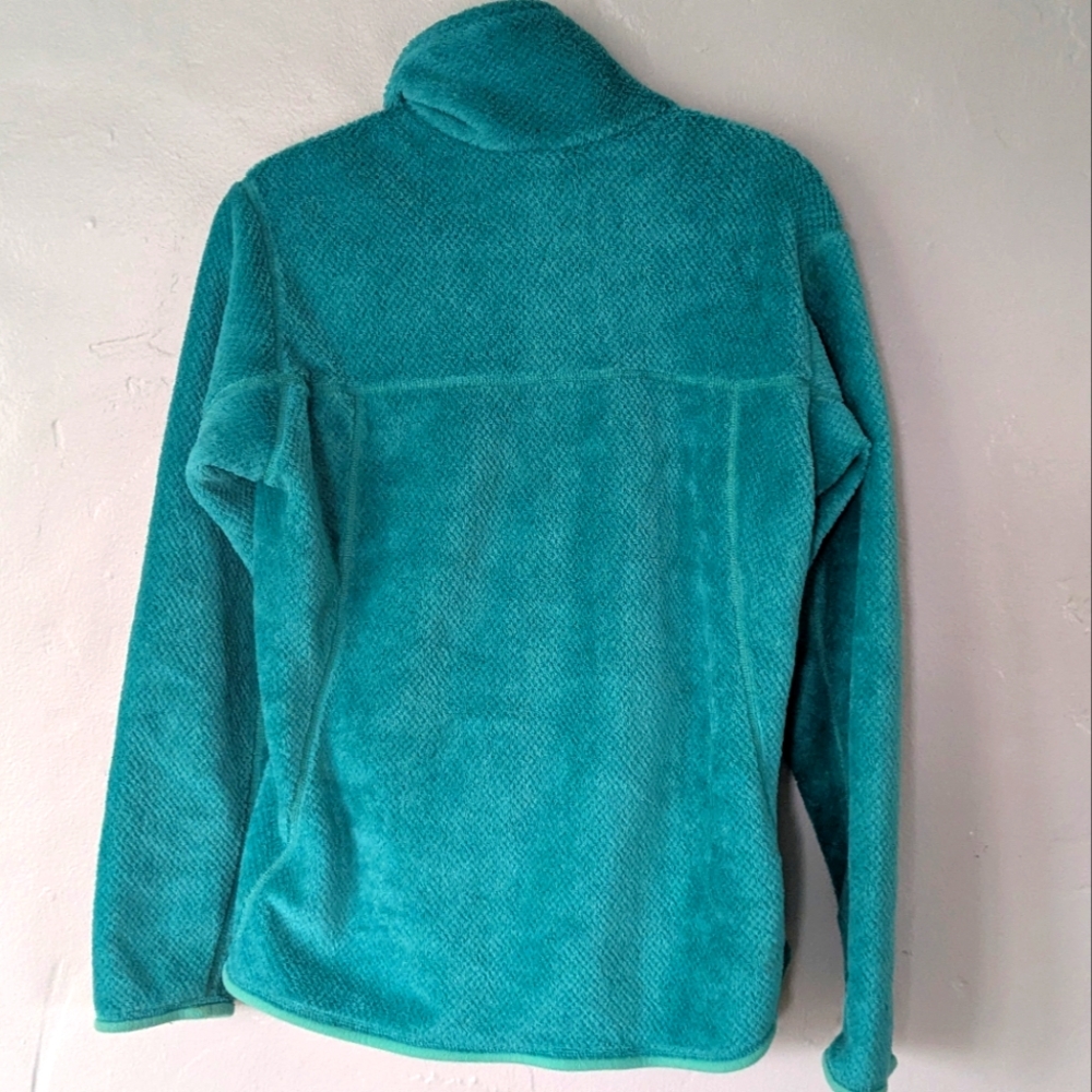 EUC (Like New) Women's Lightweight Synchilla Snap-T Fleece Pullover Teal Large - Picture 4 of 4